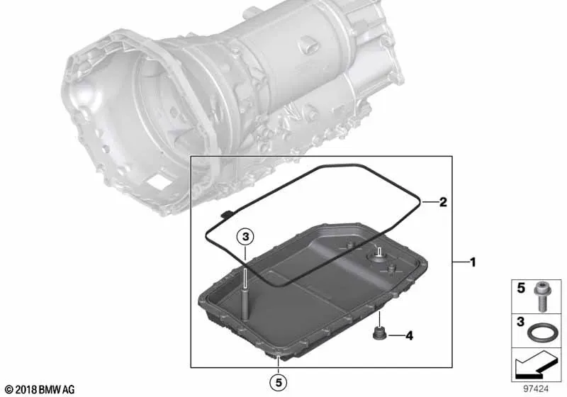 Схема «Масляный поддон АКПП GA6HP26Z»