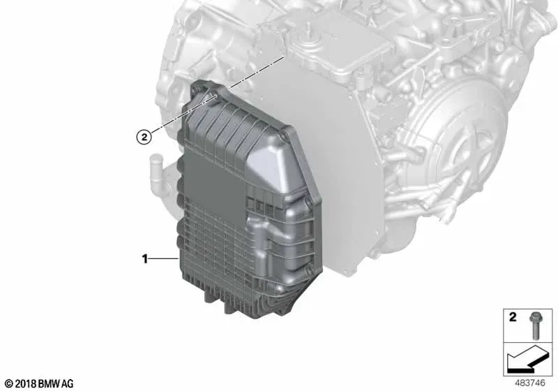 GA8G45AW Transmission Oil Pan diagram