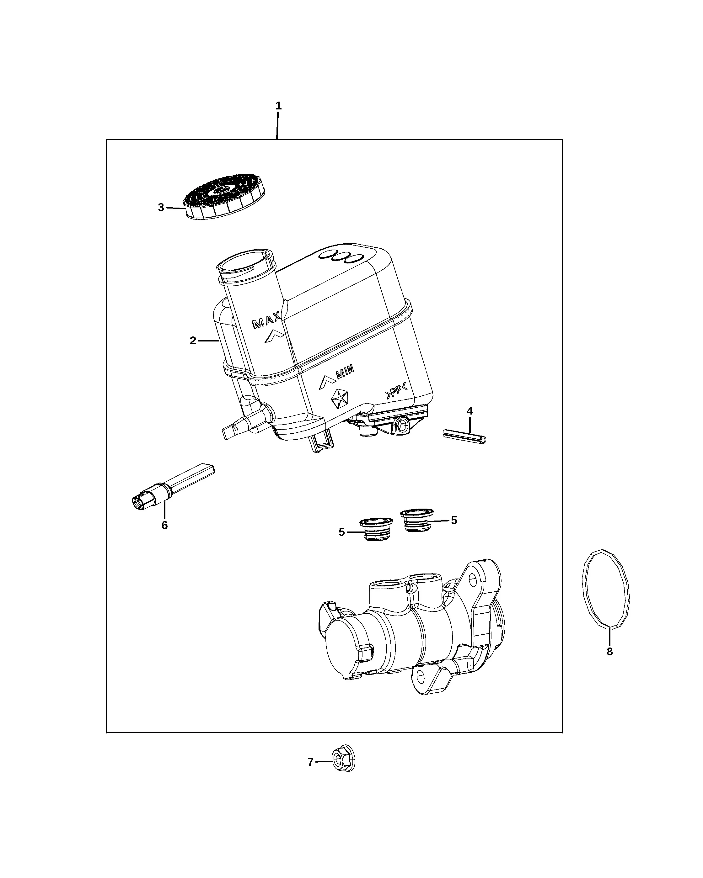 Master cylinder diagram