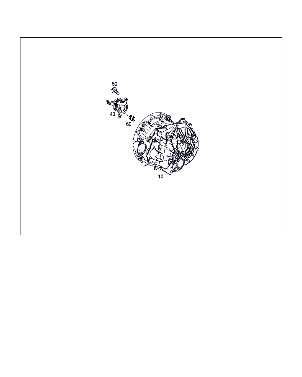 Manual Transmission with Release Bearing diagram