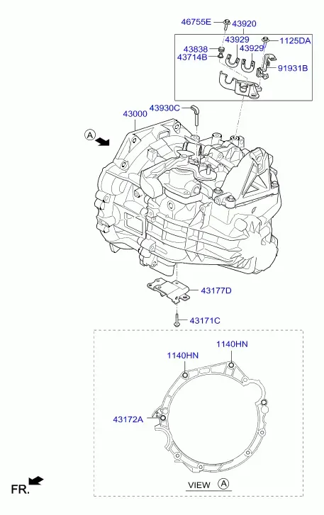 Manual Transmission Assembly diagram