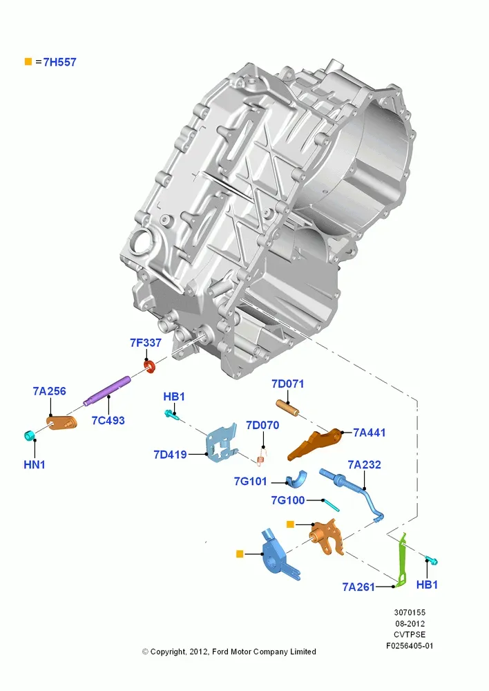 CVT Control Mechanism diagram