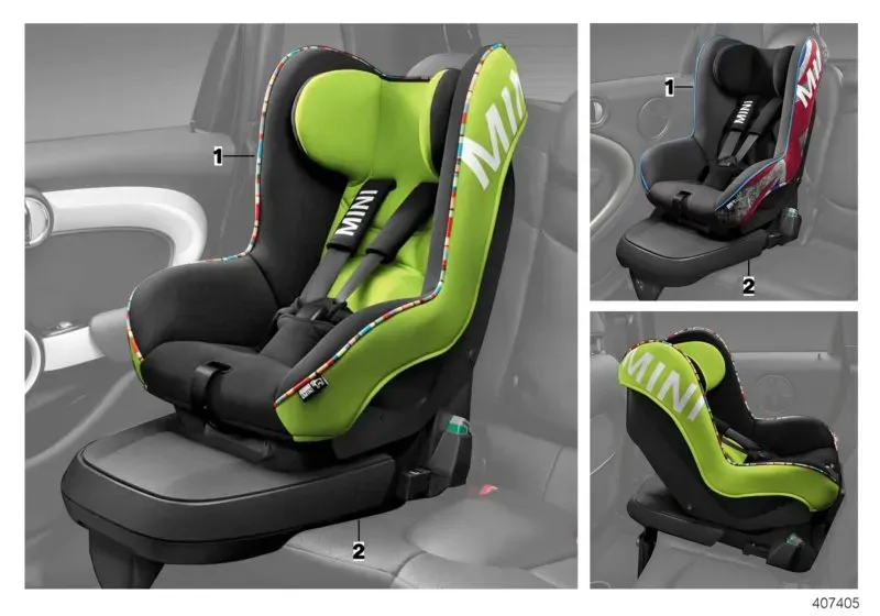 Child seat diagram