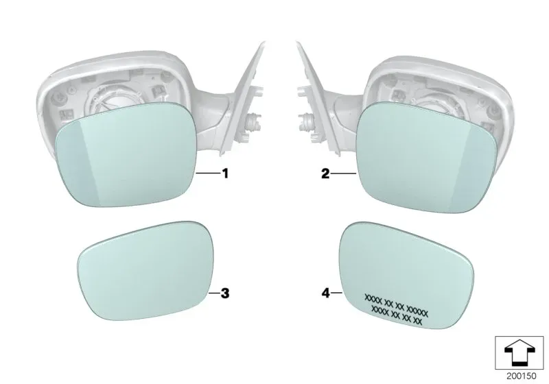 Mirror glass diagram
