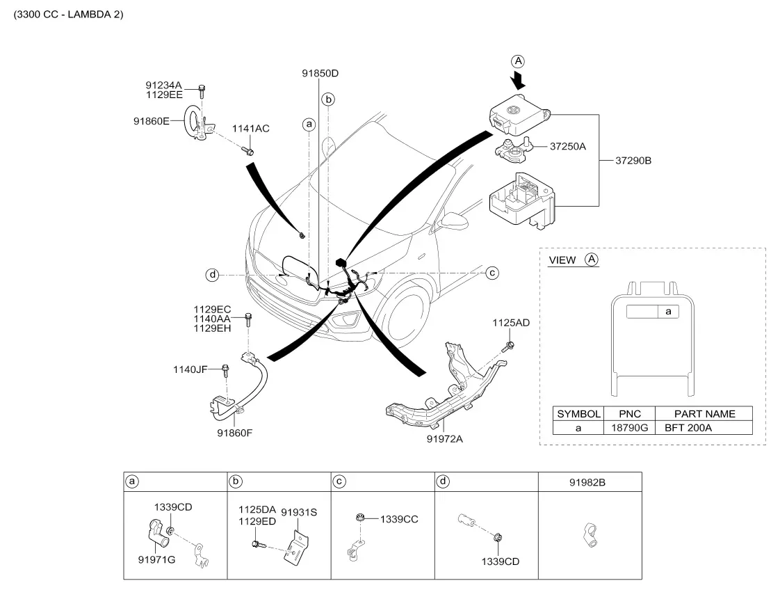 Wiring harness diagram