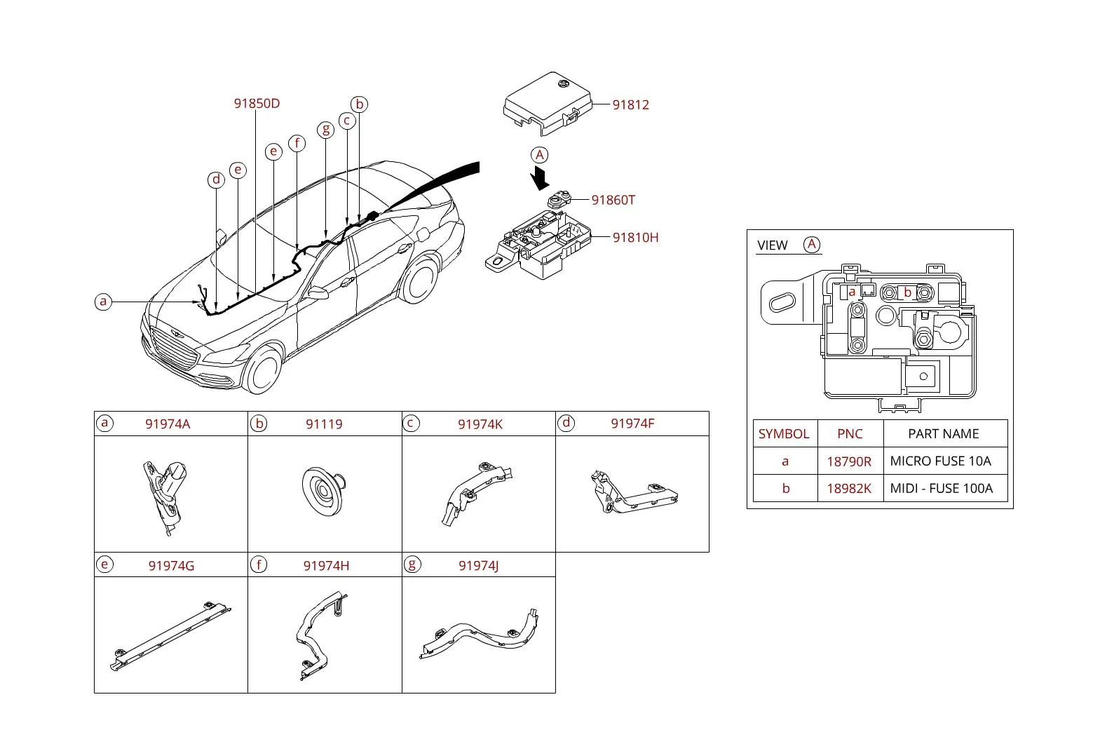 Wiring harness diagram