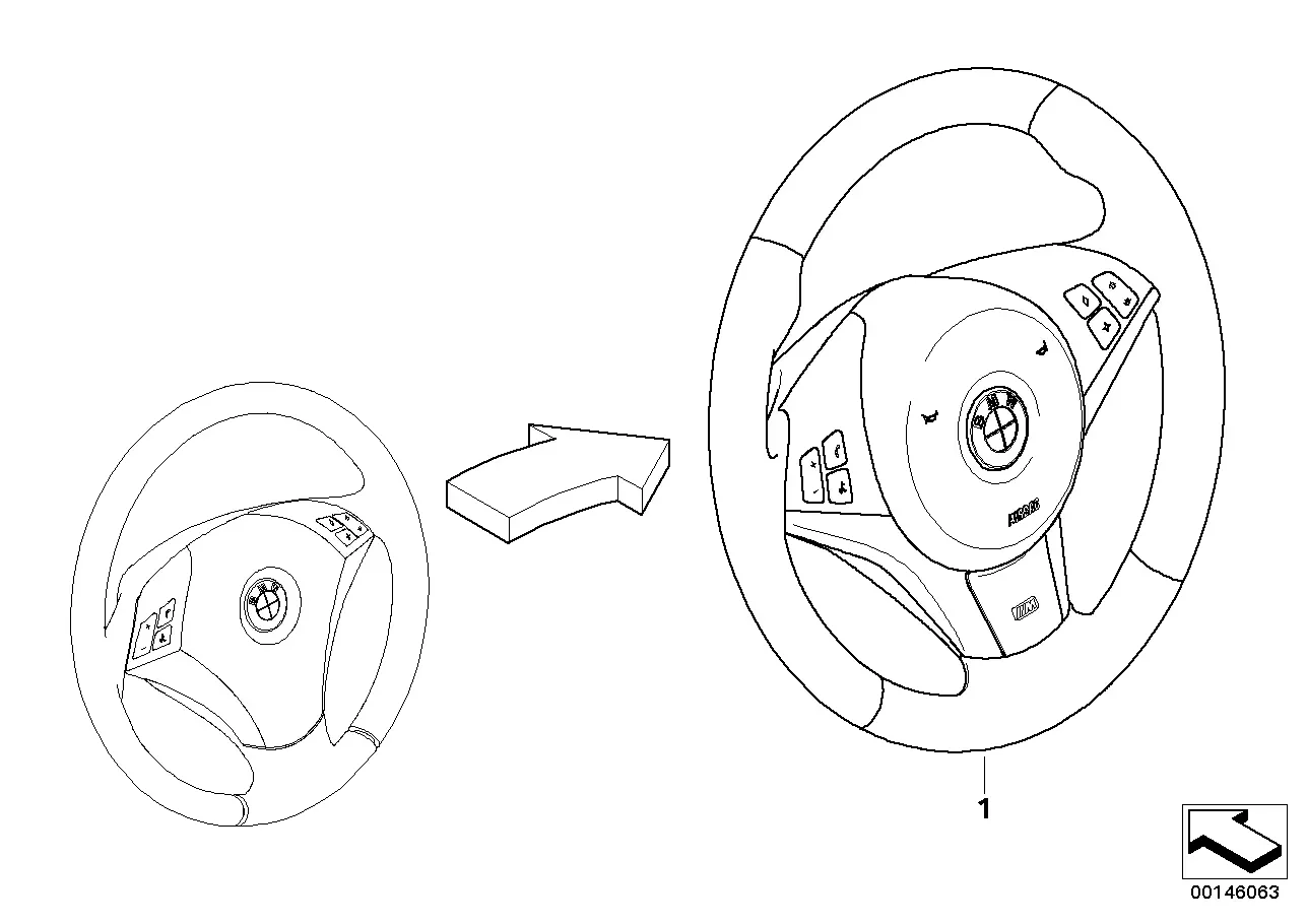 Steering wheel diagram