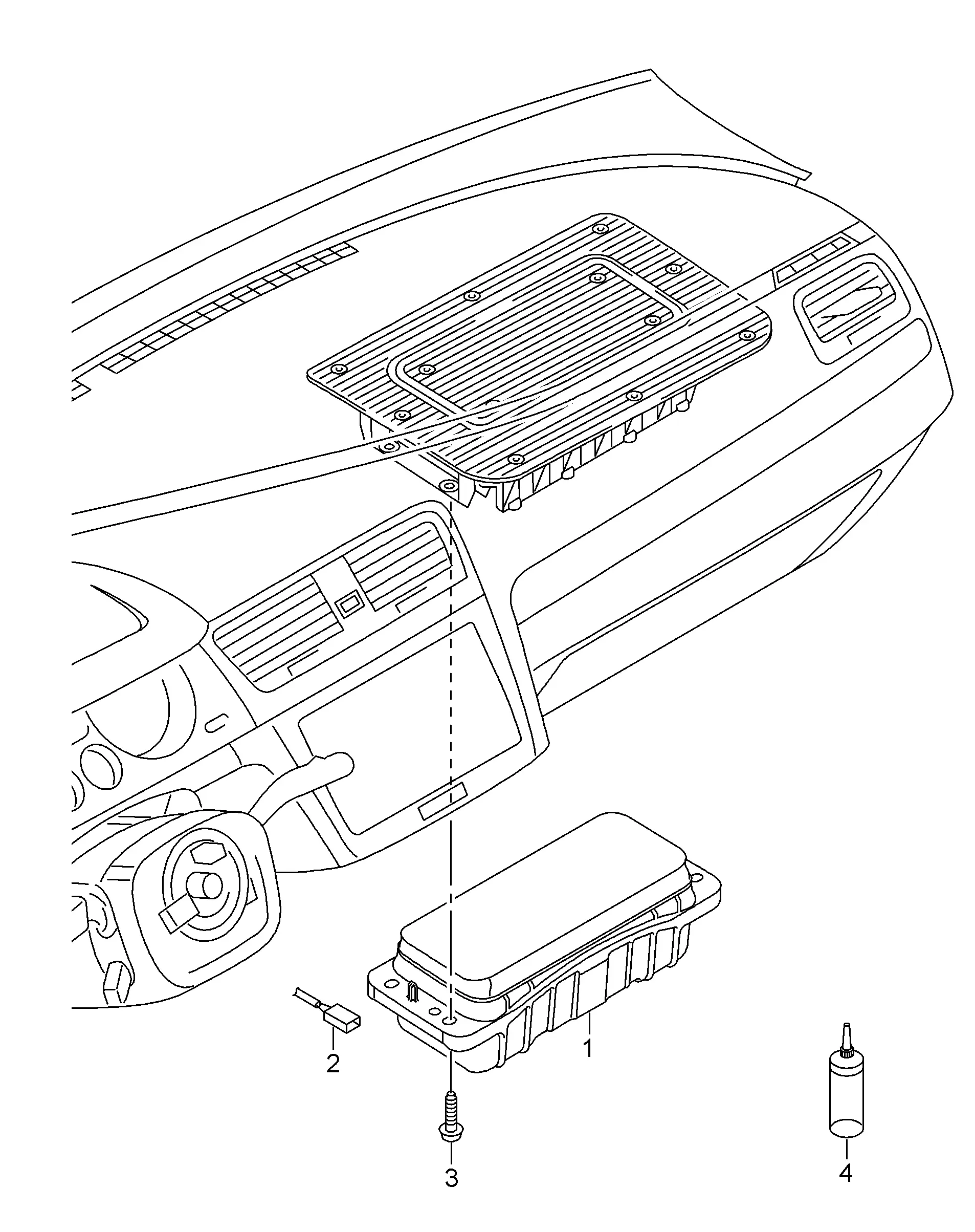 Passenger Airbag Module diagram