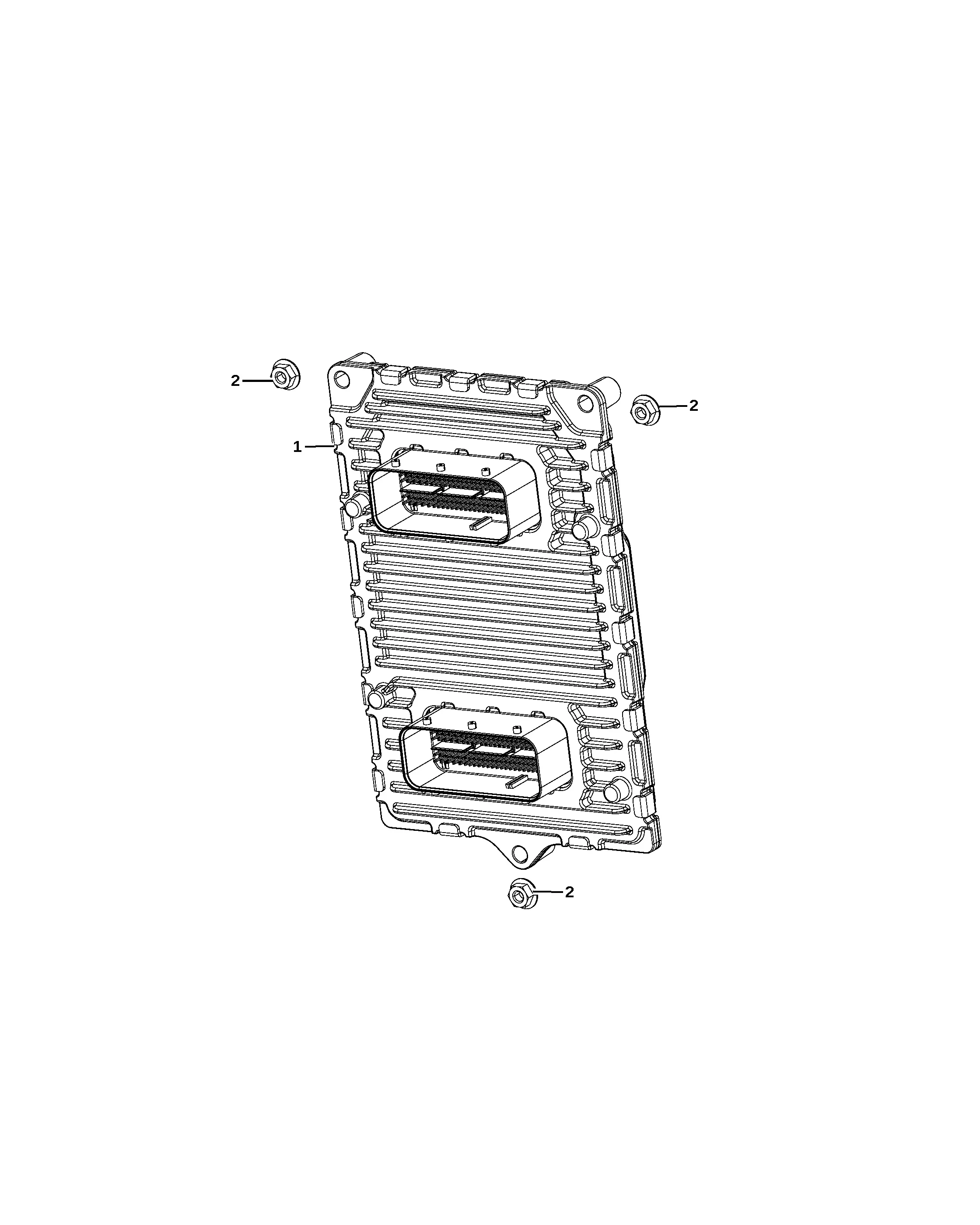 Engine control module diagram