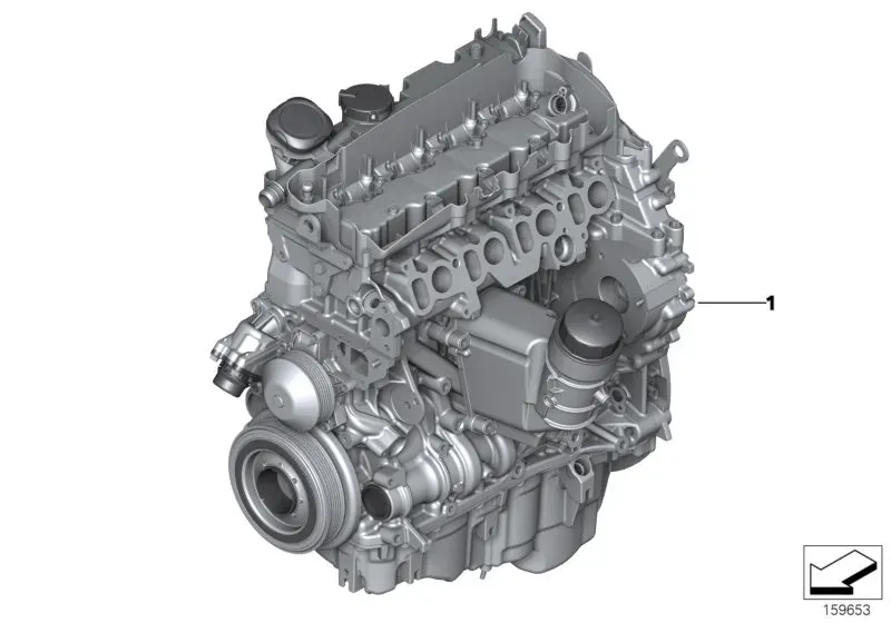 Engine assembly diagram