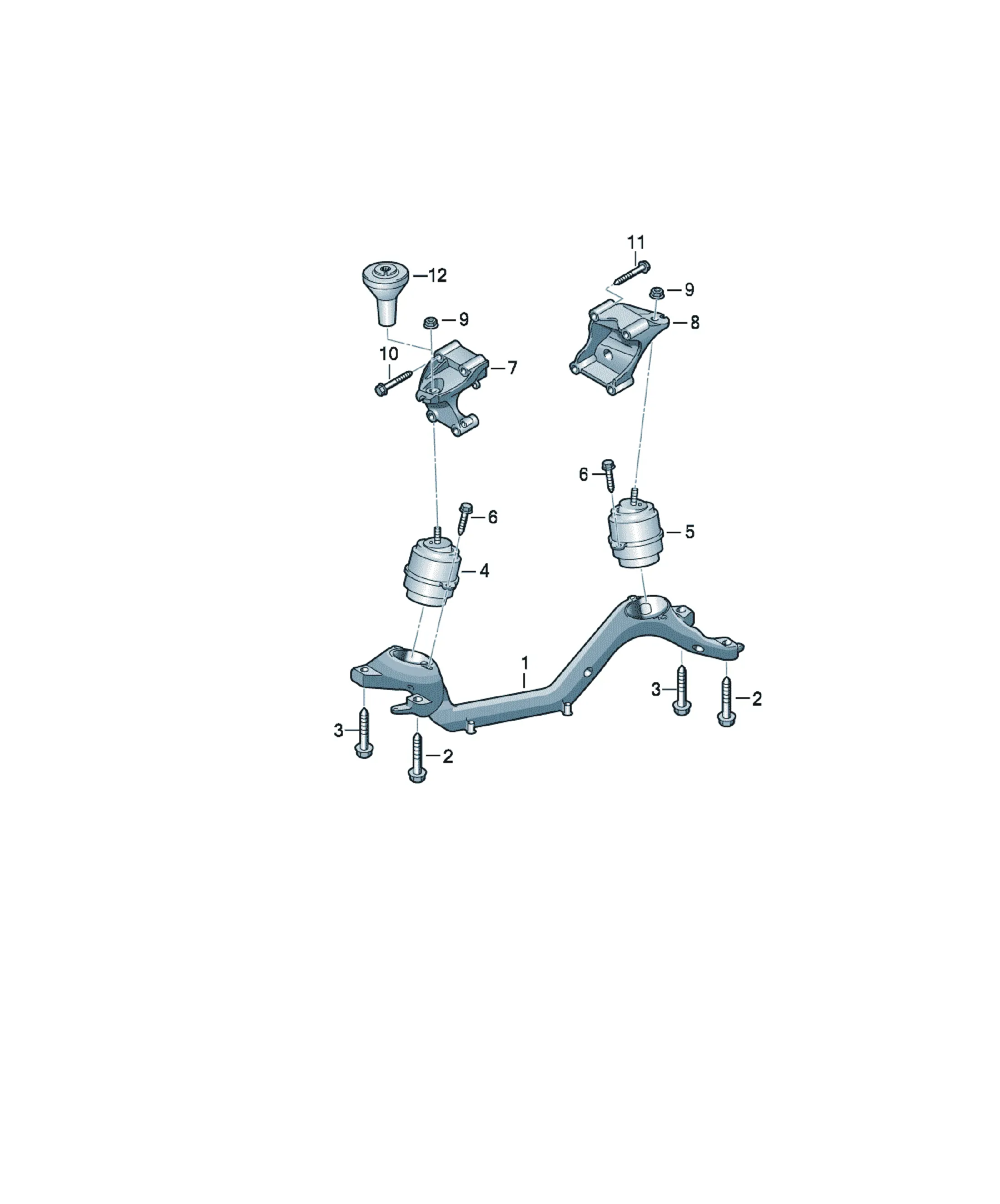 Engine mount diagram