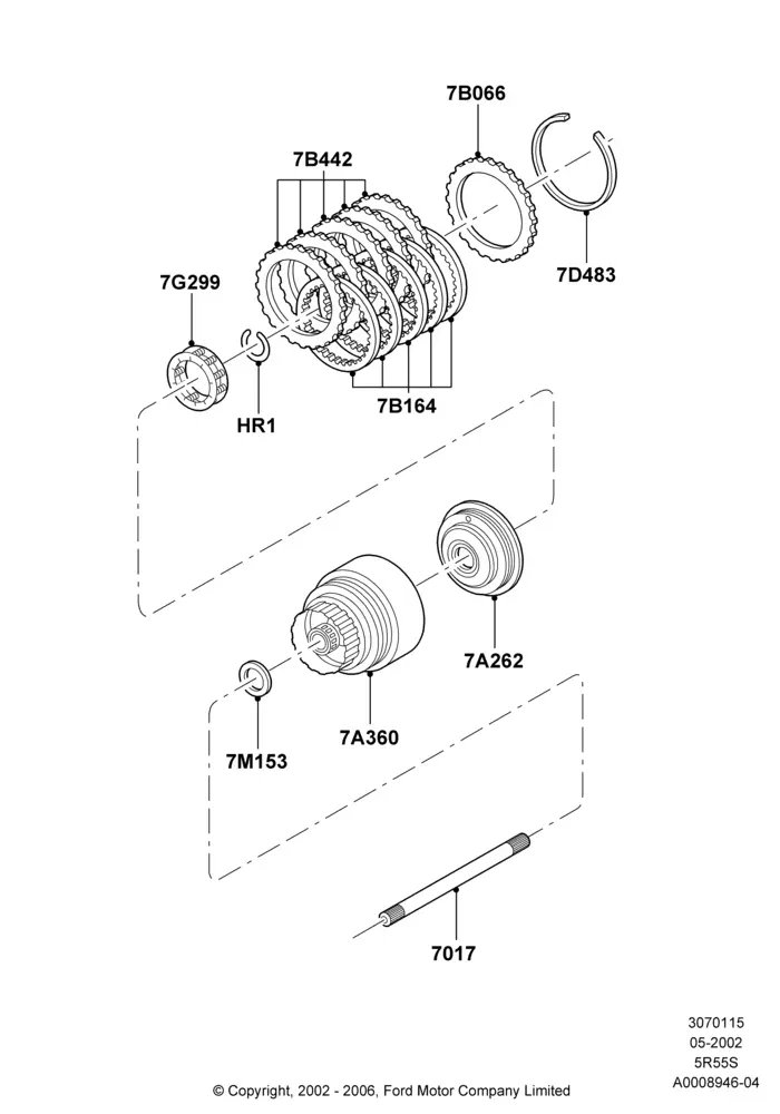 Forward Clutch Assembly diagram