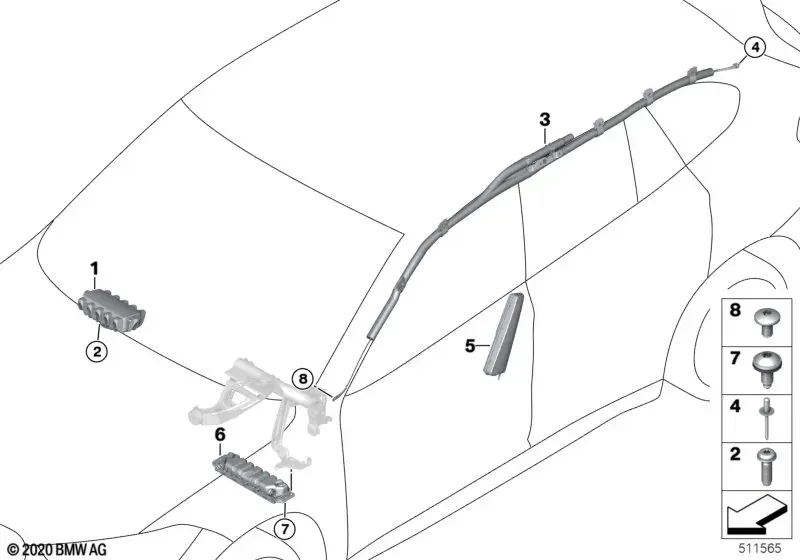 Airbags diagram