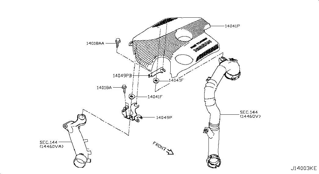 Intake Manifold Cover diagram