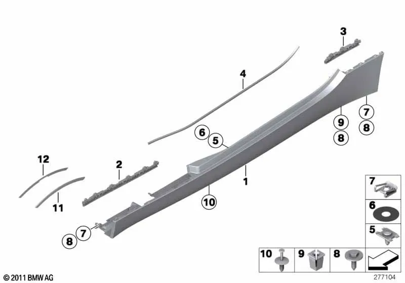 Sill Plates and Wheel Arch Trims diagram