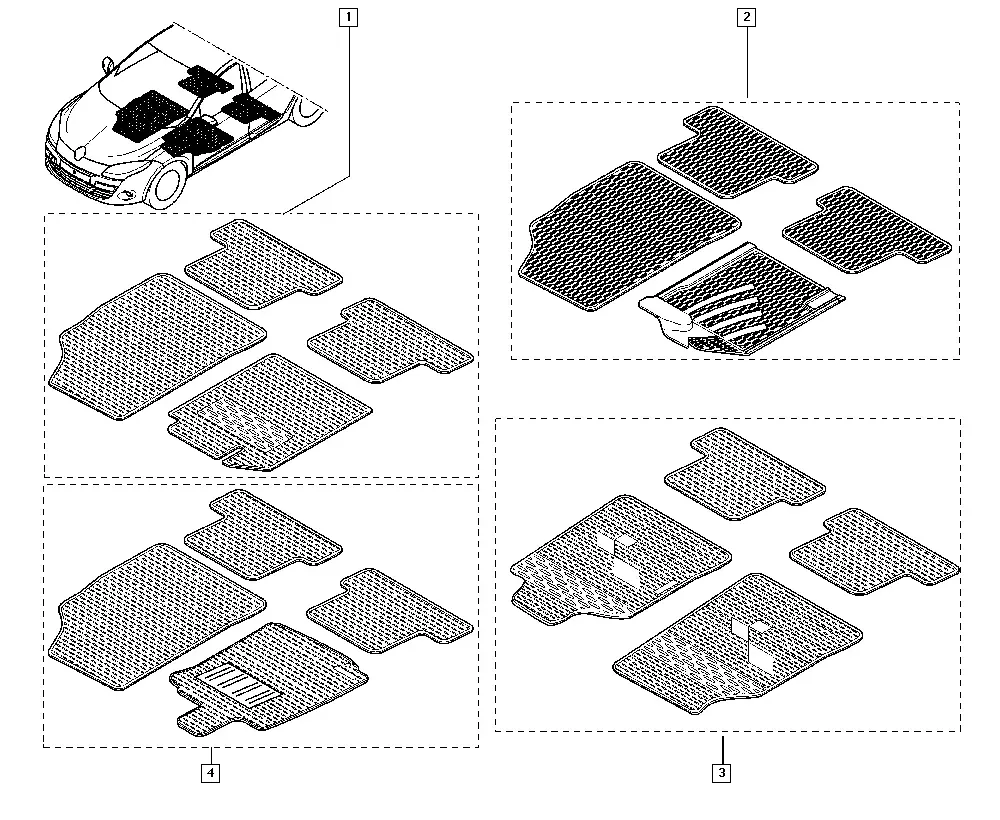 Floor Mats diagram