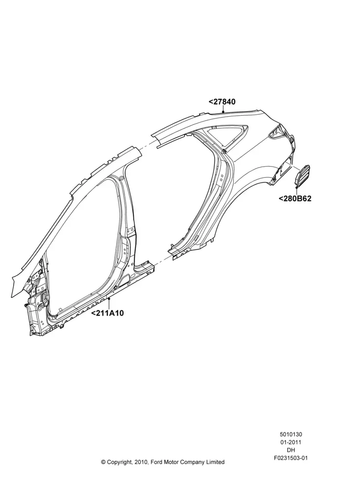 Outer Side Panels diagram