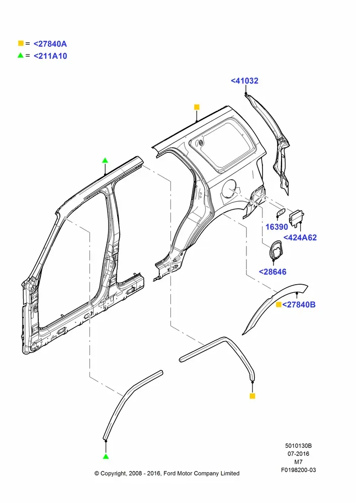 Outer Side Panels diagram