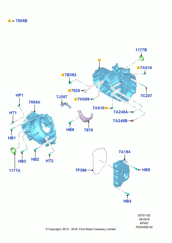 Transmission External Components diagram