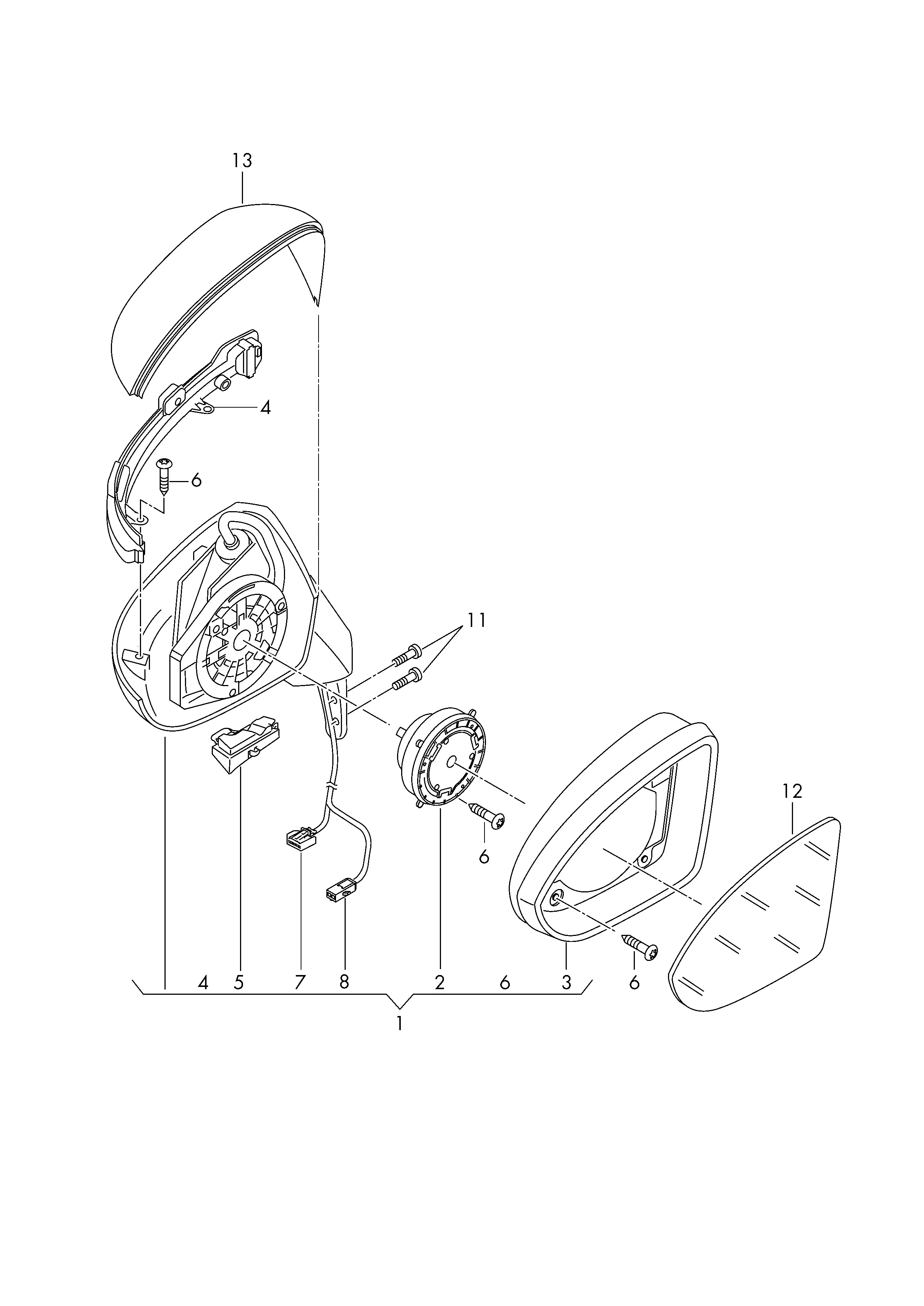 Exterior Mirrors diagram