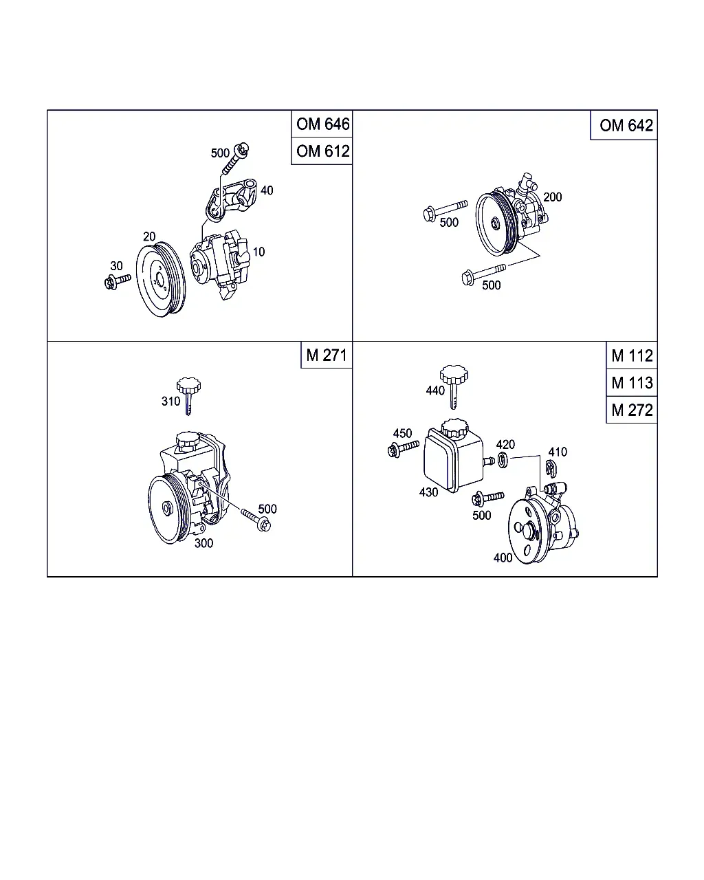Power Steering Pump diagram