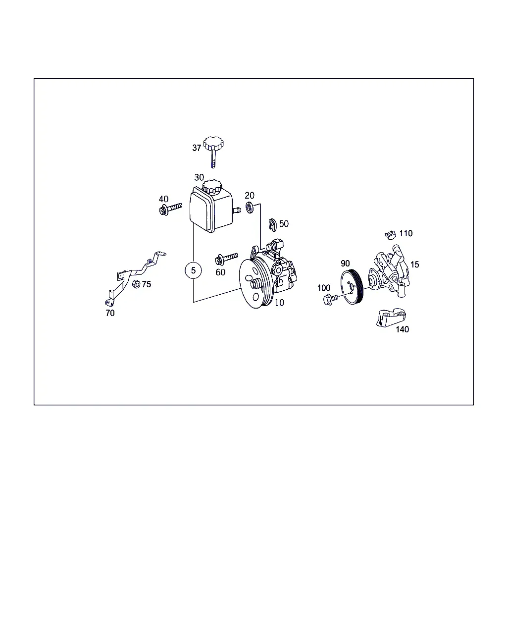 Power Steering Pump diagram