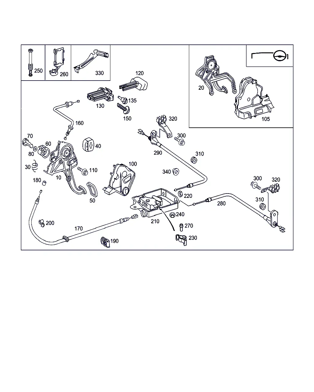 Parking Brake Pedal diagram