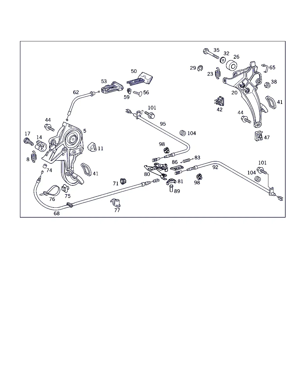 Parking Brake Pedal diagram