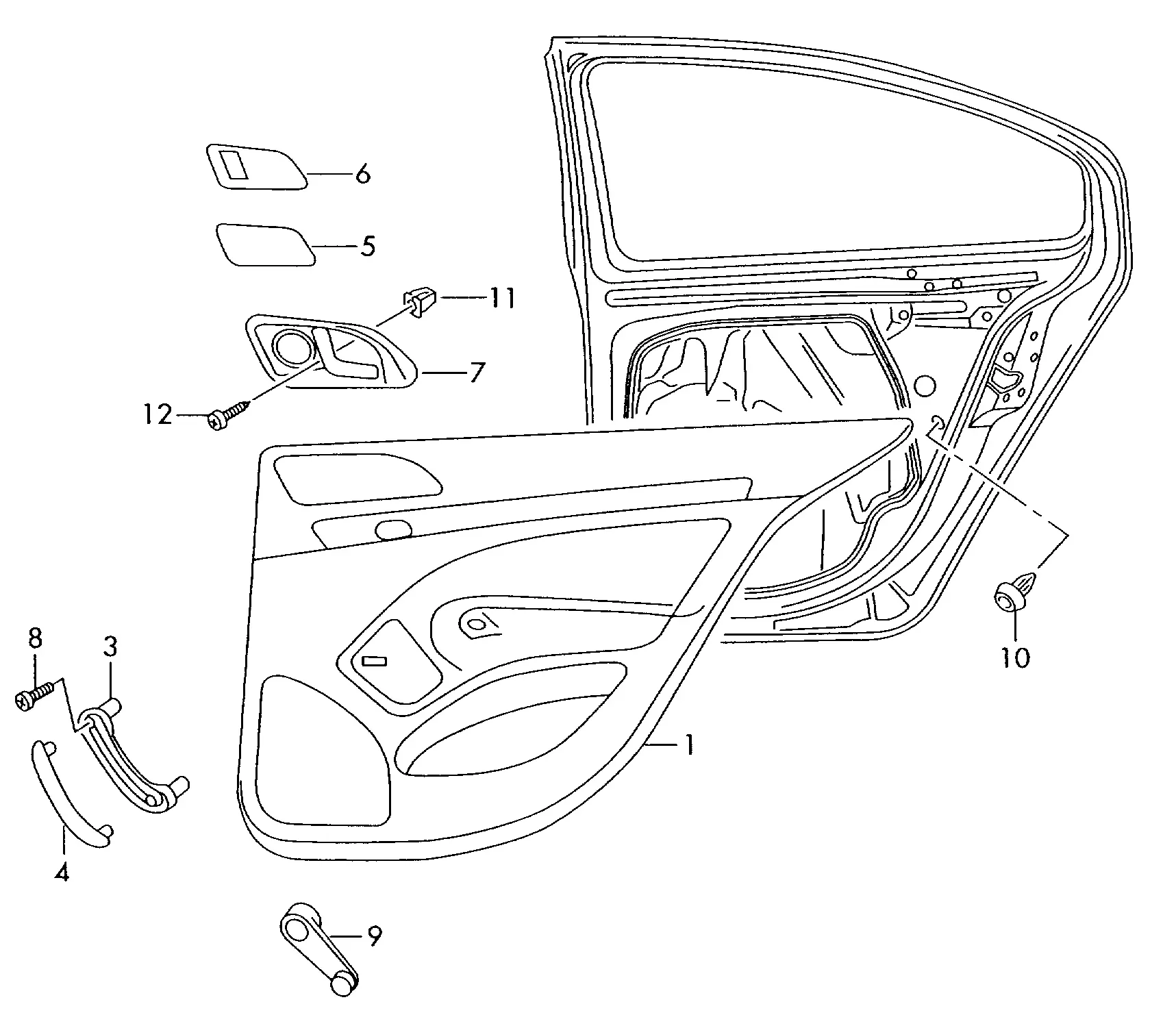 Door Trim Panel diagram