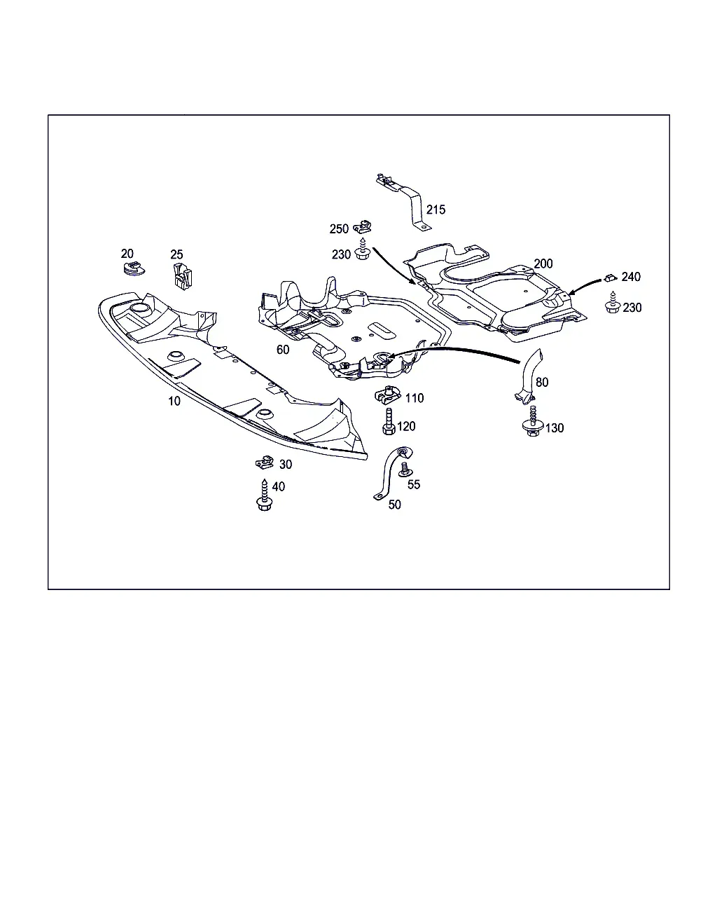 Engine Compartment Trim diagram