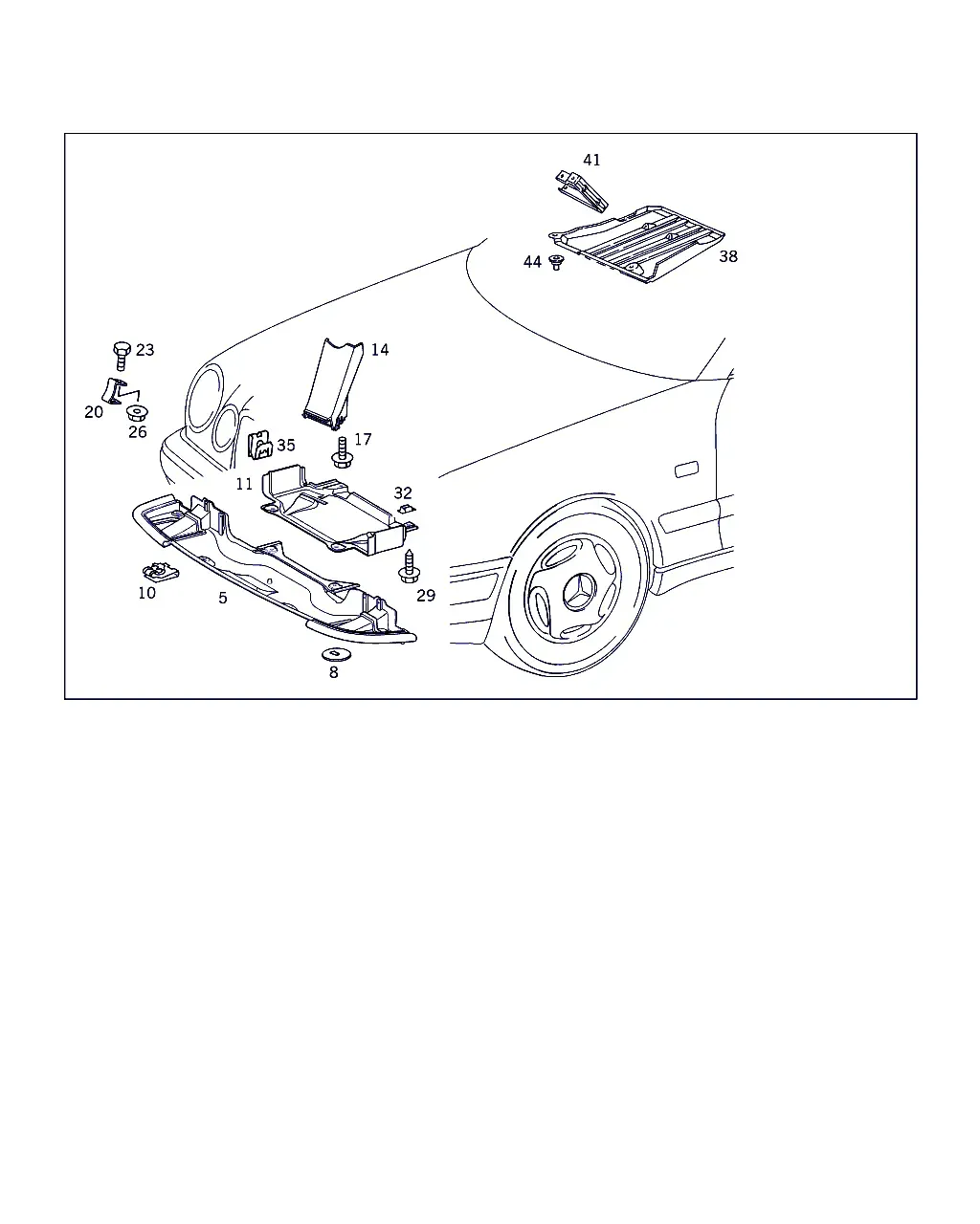 Engine Compartment Trim diagram