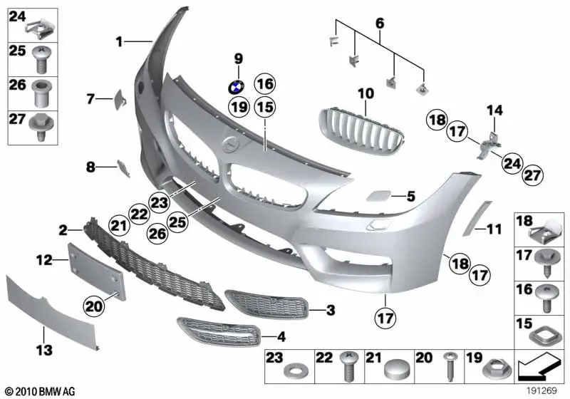 Front Bumper Trim diagram
