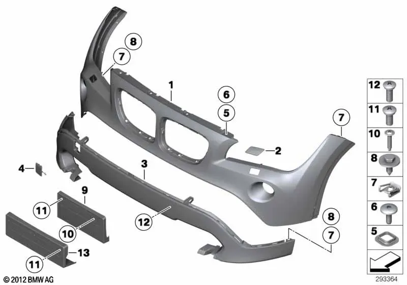 Front Bumper Trim diagram