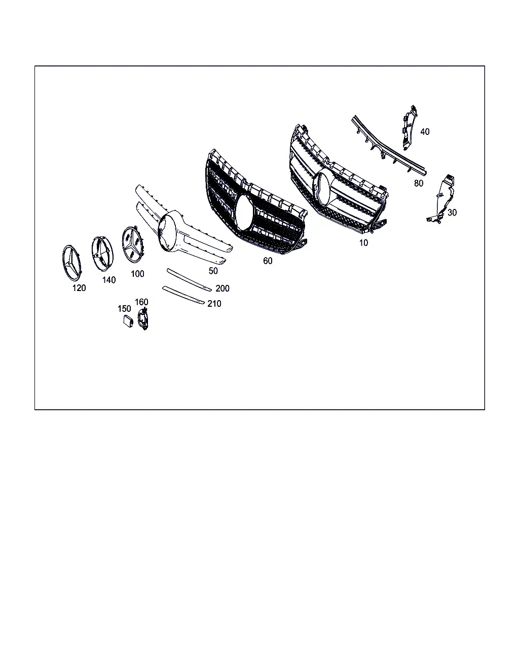 Radiator Grille diagram