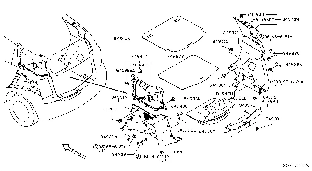 Trunk Trim diagram