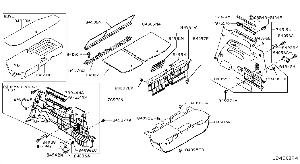 Trunk Trim diagram