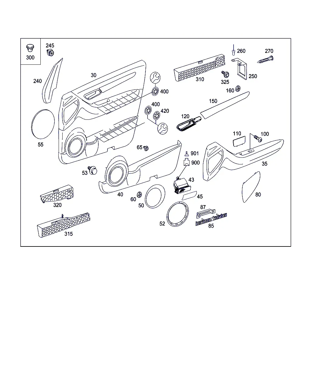 Door Trim Panel diagram