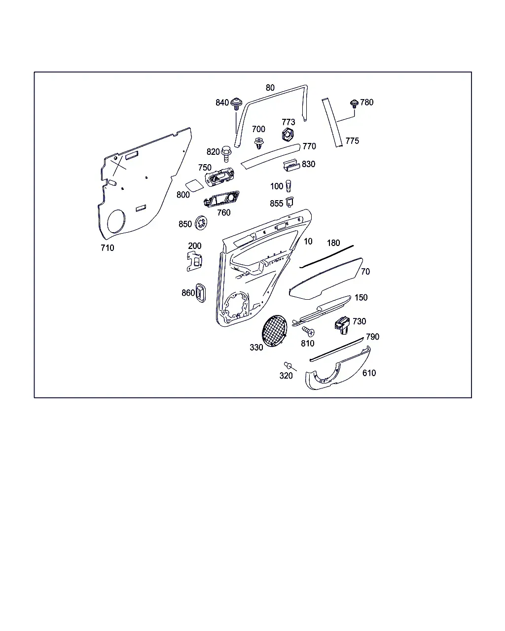 Door Trim Panel diagram