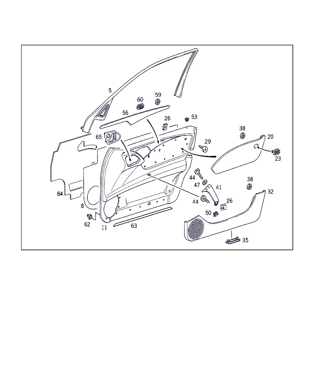 Door Trim Panel diagram