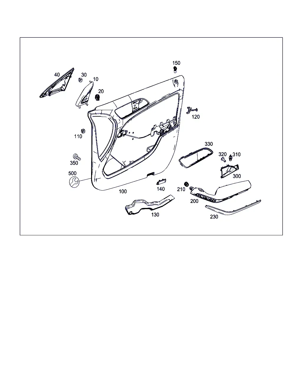 Door Trim Panel diagram