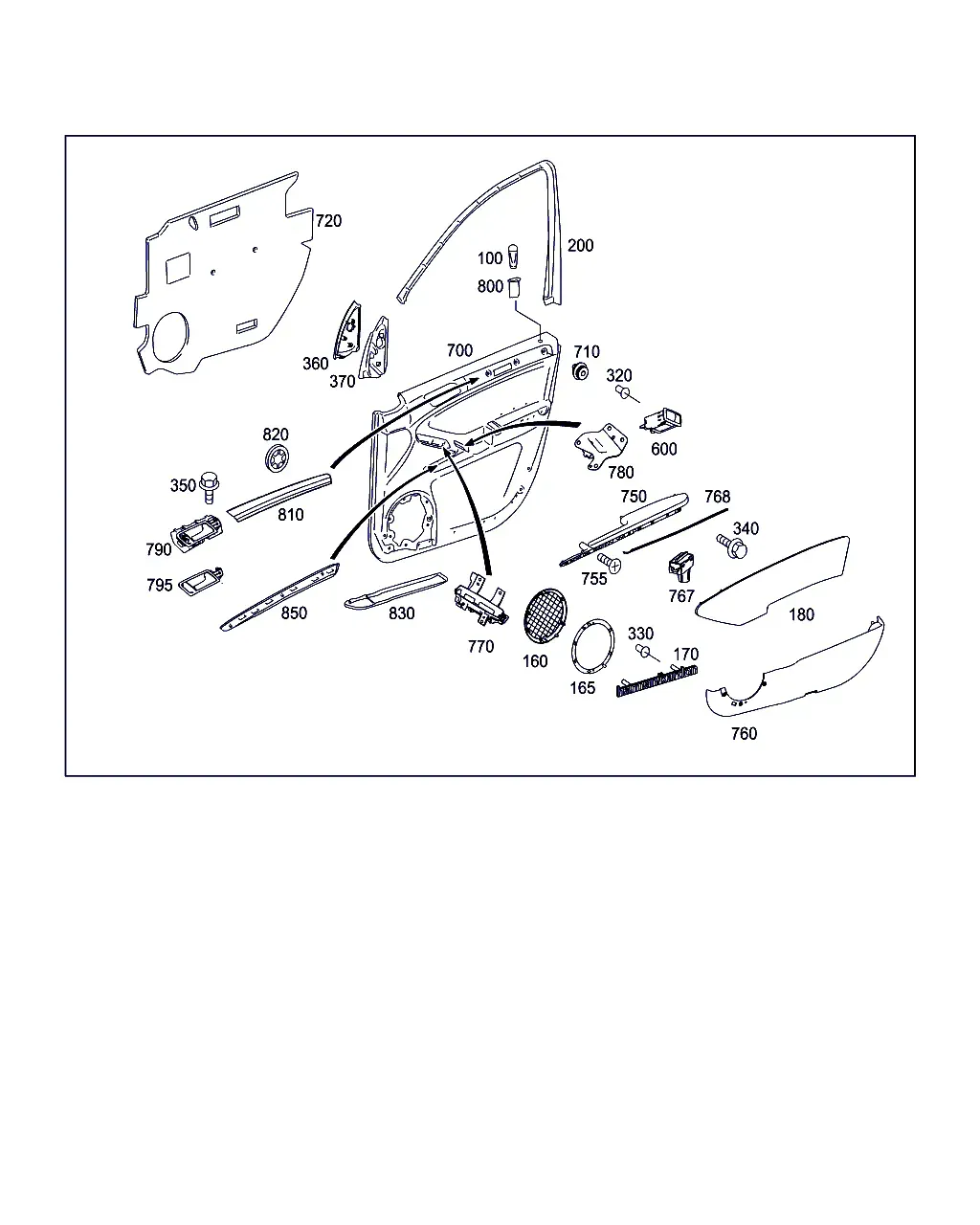 Door Trim Panel diagram