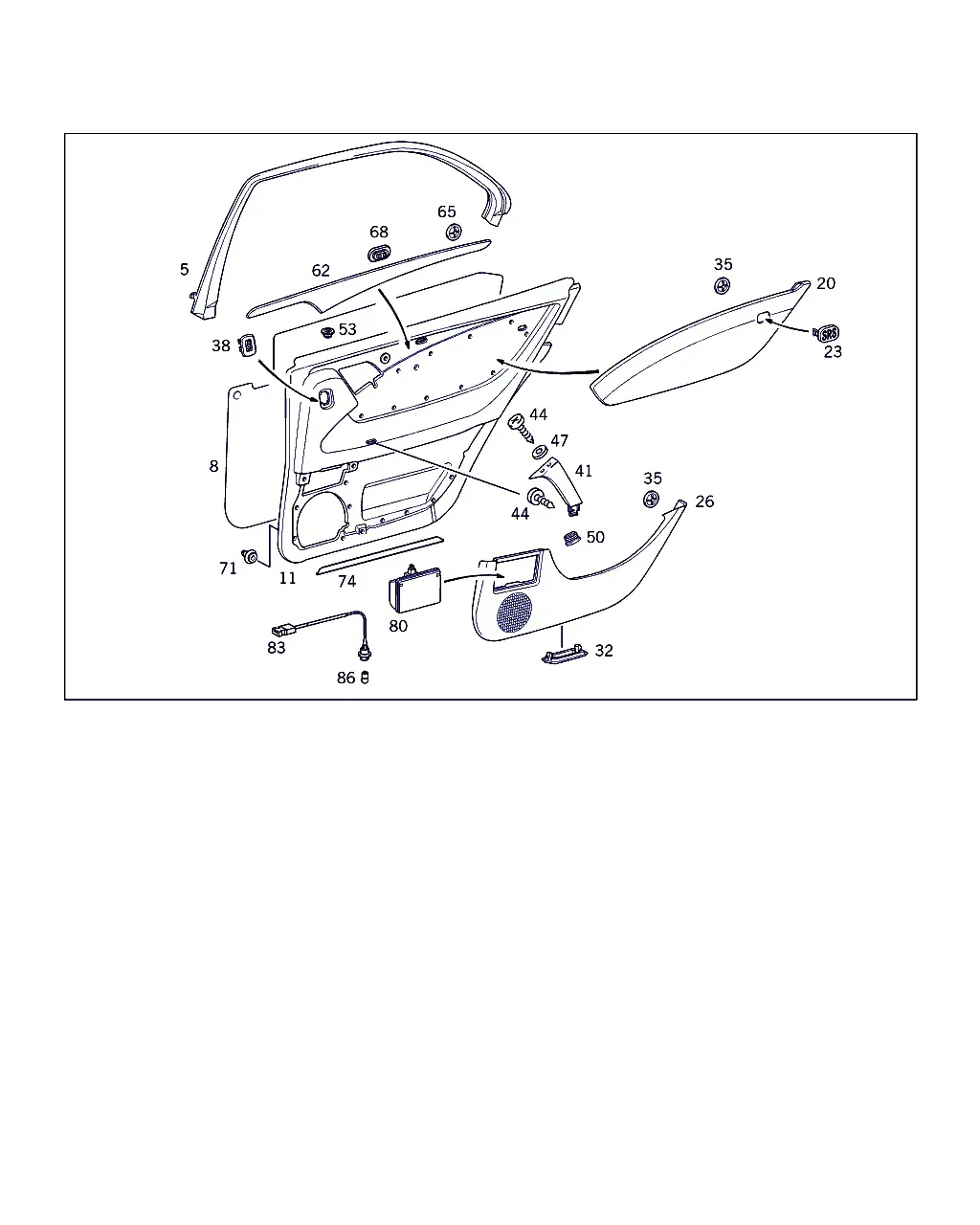 Door Trim Panel diagram