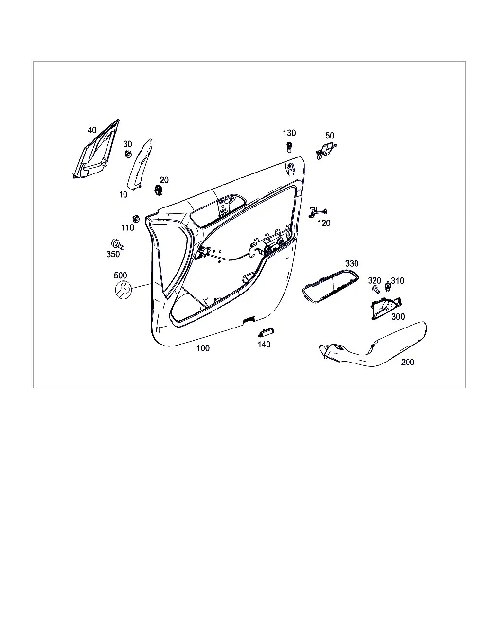 Door Trim Panel diagram