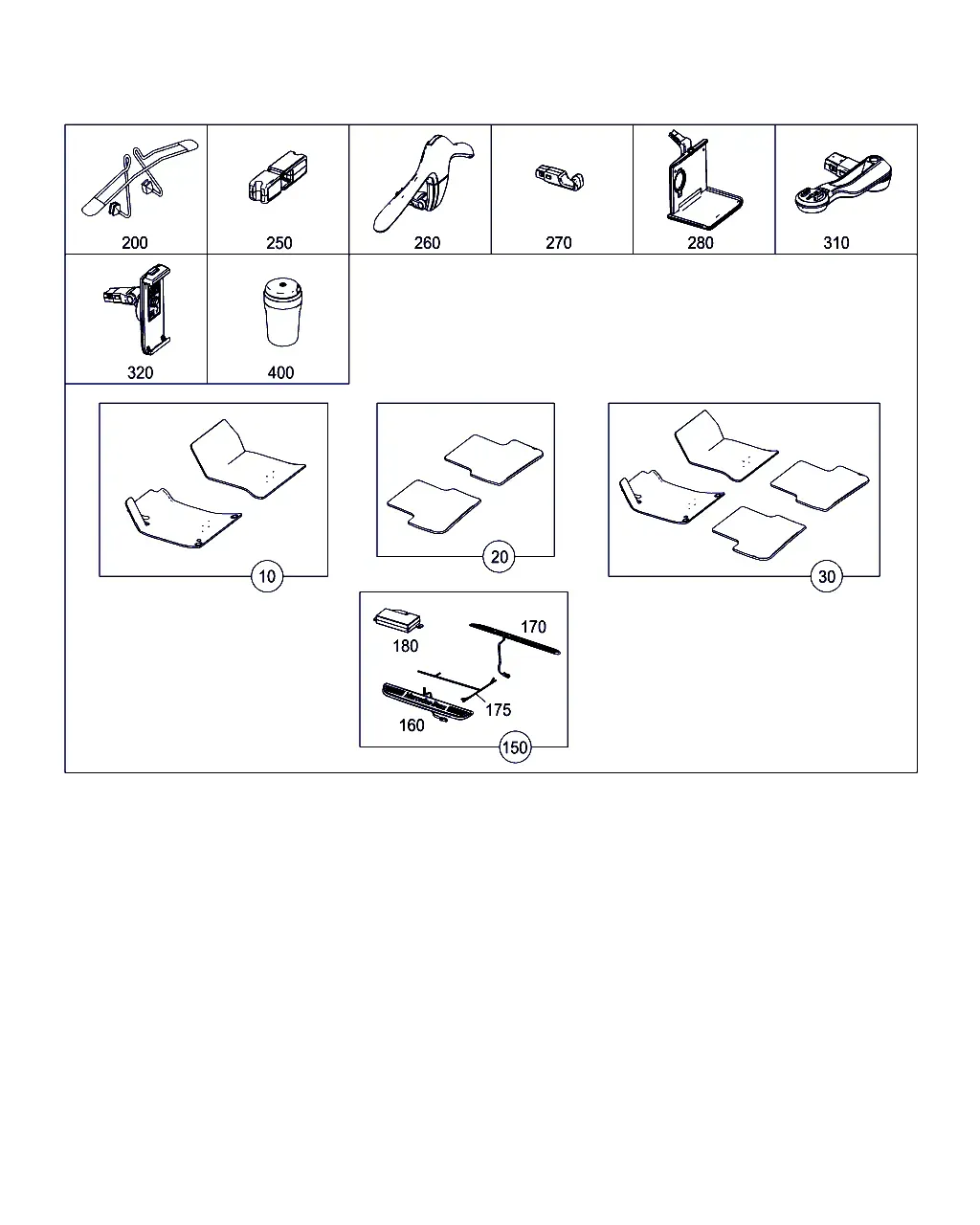 Interior Trim and Equipment diagram