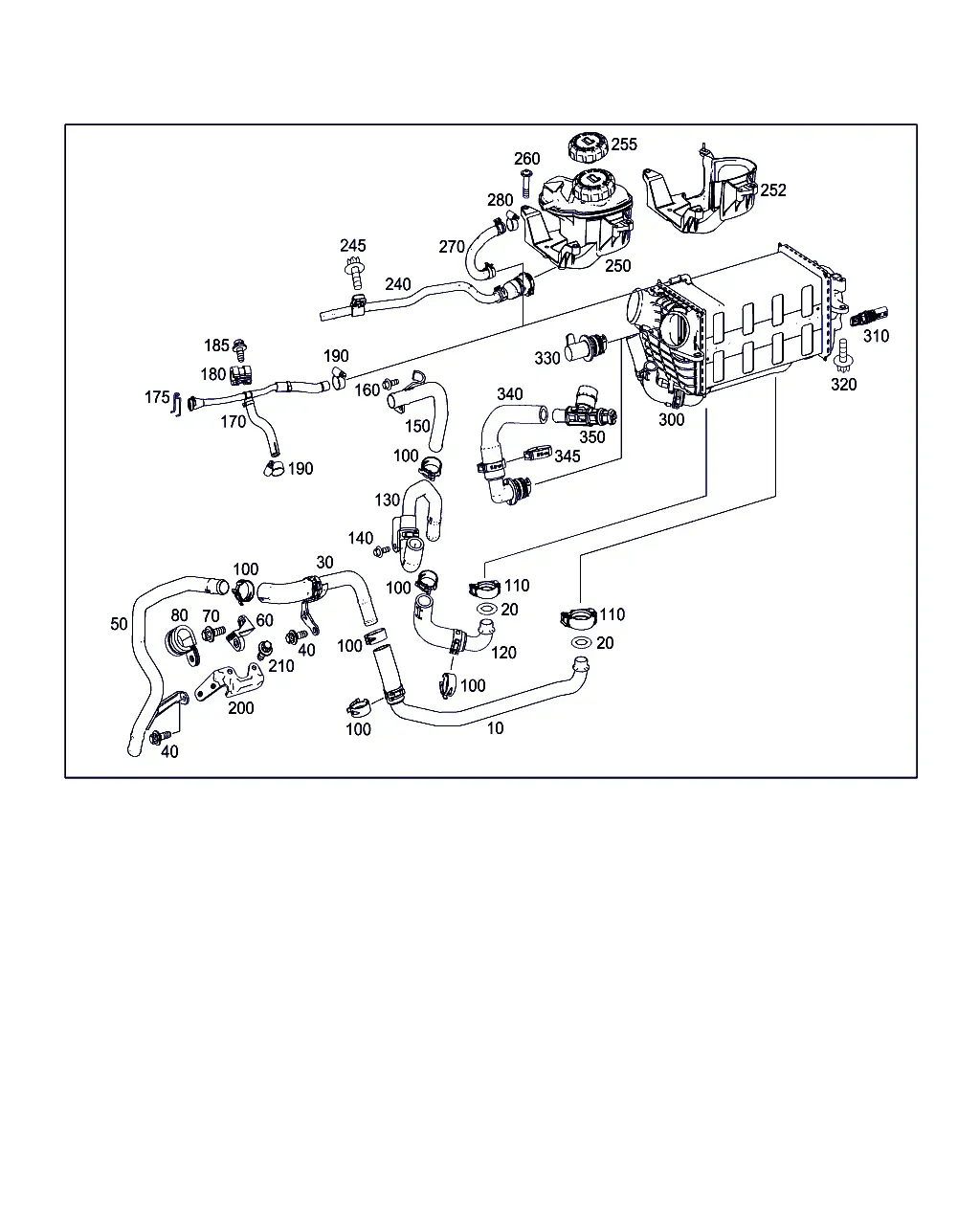 Charge Air Cooler with Coolant Circuit diagram