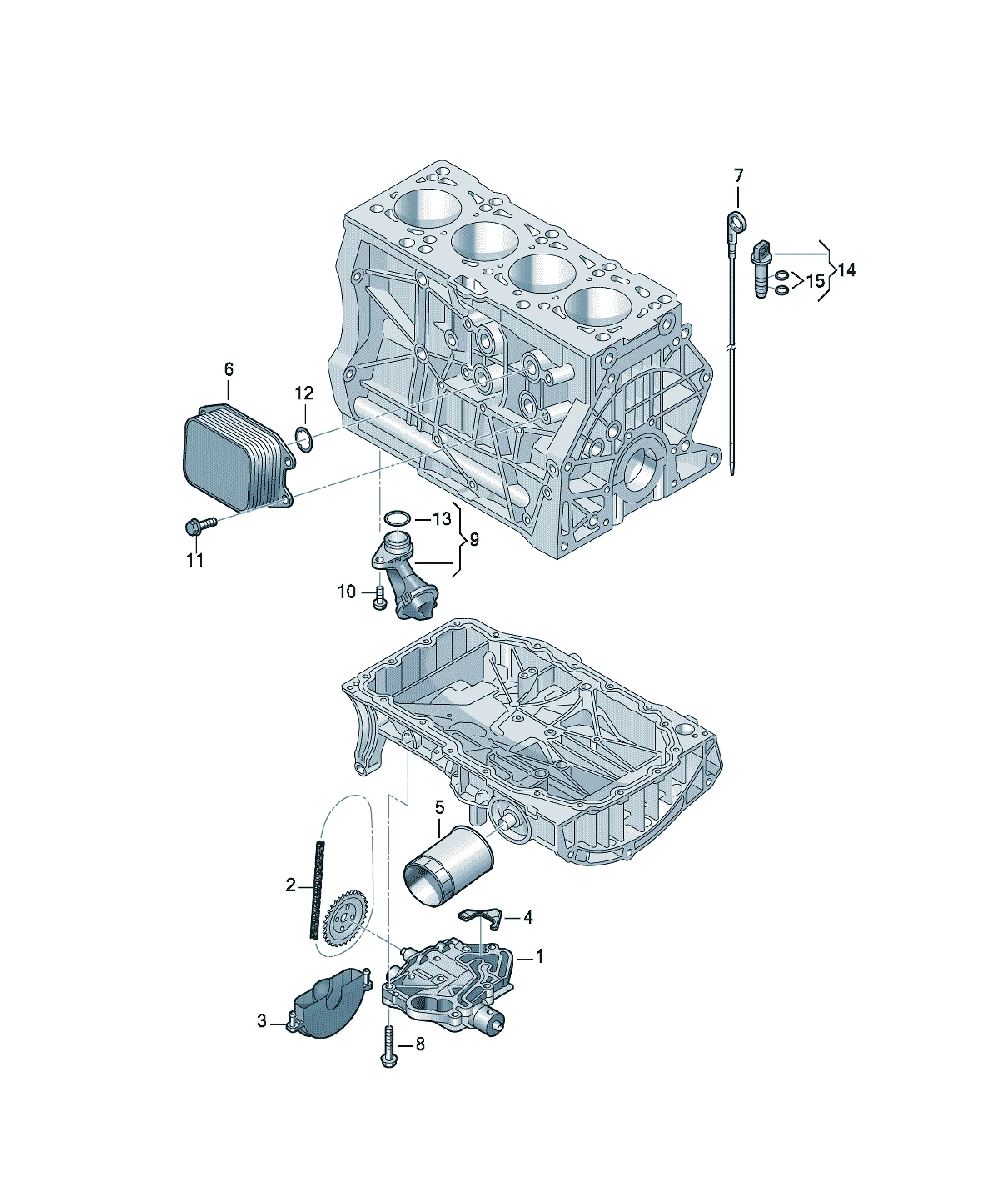 Oil pump diagram