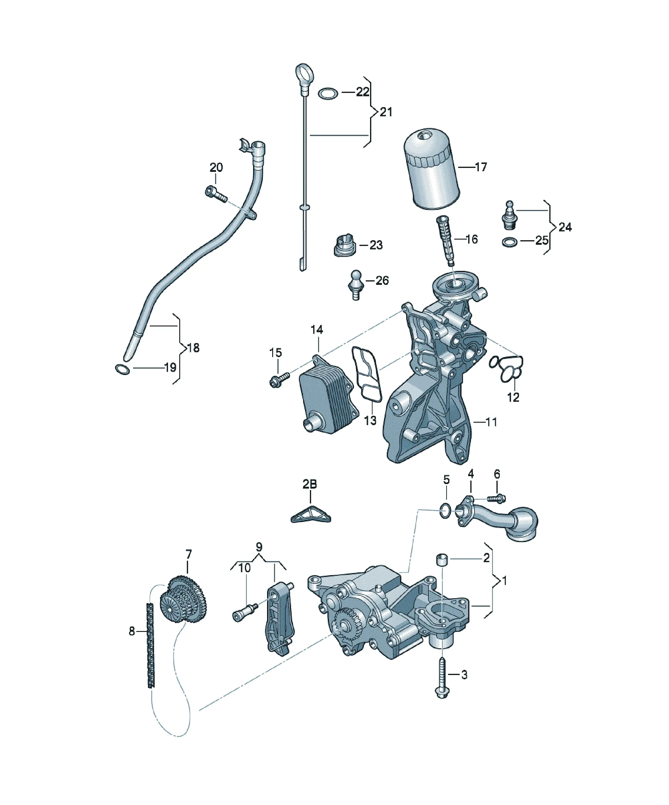 Oil pump diagram