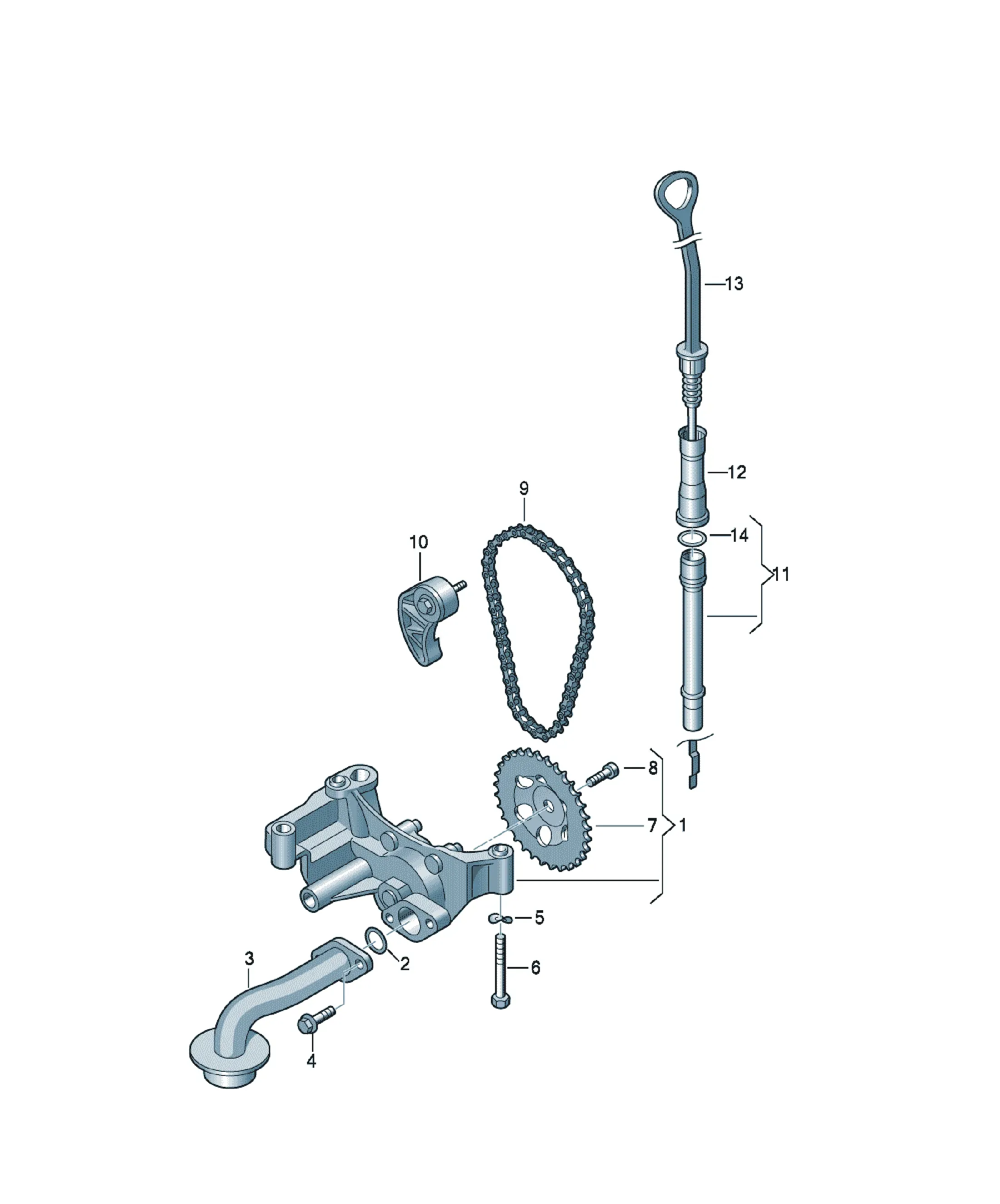 Oil pump diagram