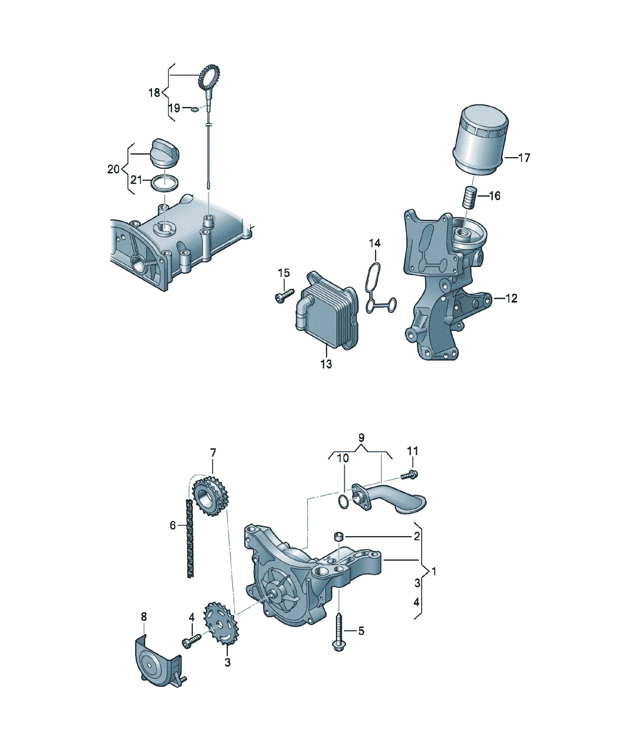 Oil pump diagram