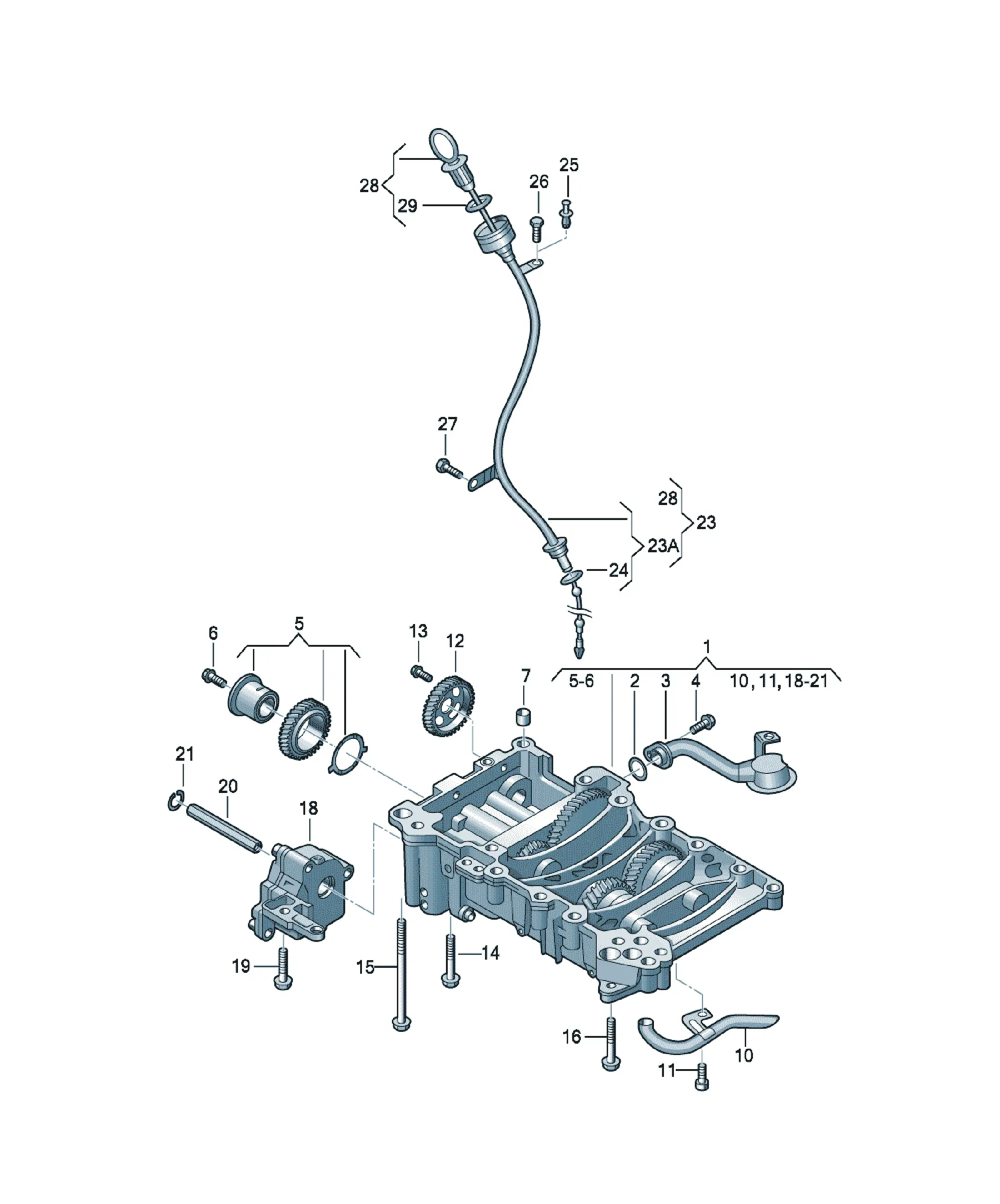 Oil pump diagram